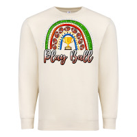 Sandshell Play Ball Football Rainbow Premium Sweatshirt - CowhideDigitalArt