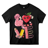 Black love teacher Heavy Core Tee - MaliasSmallBusiness