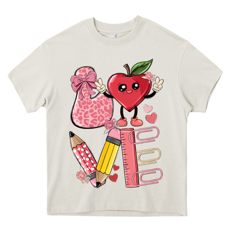 Love Teacher Heavy Core Tee by MaliasSmallBusiness | Teevron