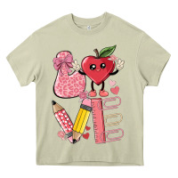 Mossy love teacher Heavy Core Tee - MaliasSmallBusiness