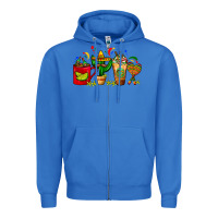 True Royal Mexico Coffee Cups With Cactus Sombrero And Maraca Zipper Hoodie - FaDigitalArtStudio