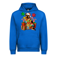 Cobalt christmas german shepherd Urban Hoodie - Artiststas