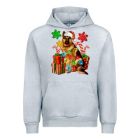 Heather Grey christmas german shepherd Urban Hoodie - Artiststas