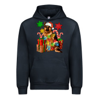 Navy christmas german shepherd Urban Hoodie - Artiststas