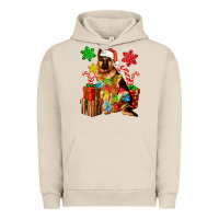 Pigment French Oak christmas german shepherd Urban Hoodie - Artiststas