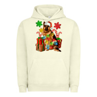 Pigment Pistachio christmas german shepherd Urban Hoodie - Artiststas