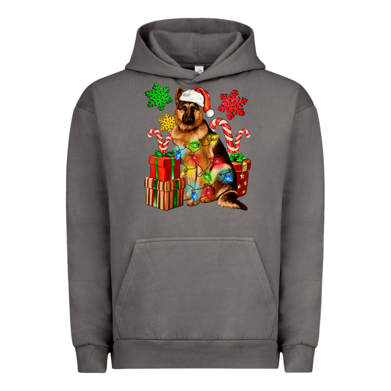 Christmas German Shepherd Urban Hoodie by Artiststas | Teevron