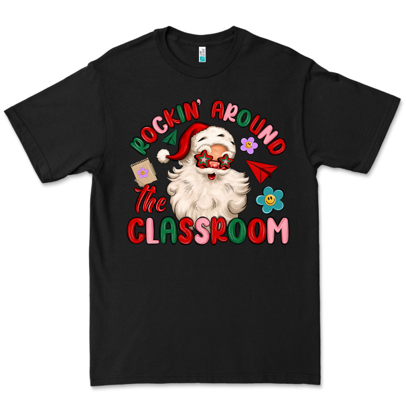 Rockin Around The Classroom Premium Tee by MaliasSmallBusiness | Teevron