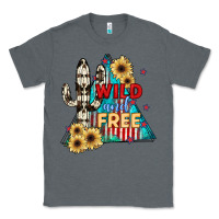 Charcoal Heather Wıld and Free Classic Tee - JahusDesignShop