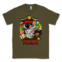Army Green pirate gnome Classic Tee - BarkalooDesign