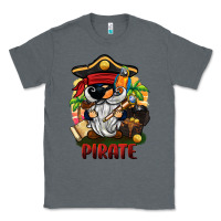Charcoal Heather pirate gnome Classic Tee - BarkalooDesign