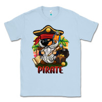 Dusty Blue pirate gnome Classic Tee - BarkalooDesign