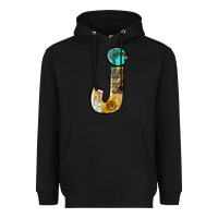 Black farm life alphabet lowercase letters j Heavyweight Hoodie - BundleAndBundleShop