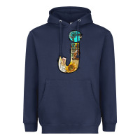 Navy farm life alphabet lowercase letters j Heavyweight Hoodie - BundleAndBundleShop