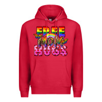 Cardinal Free Mom hugs Premium Hoodie - FaDigitalArtStudio