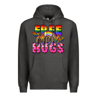 Charcoal Heather Free Mom hugs Premium Hoodie - FaDigitalArtStudio