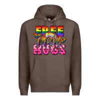 Coffee Free Mom hugs Premium Hoodie - FaDigitalArtStudio