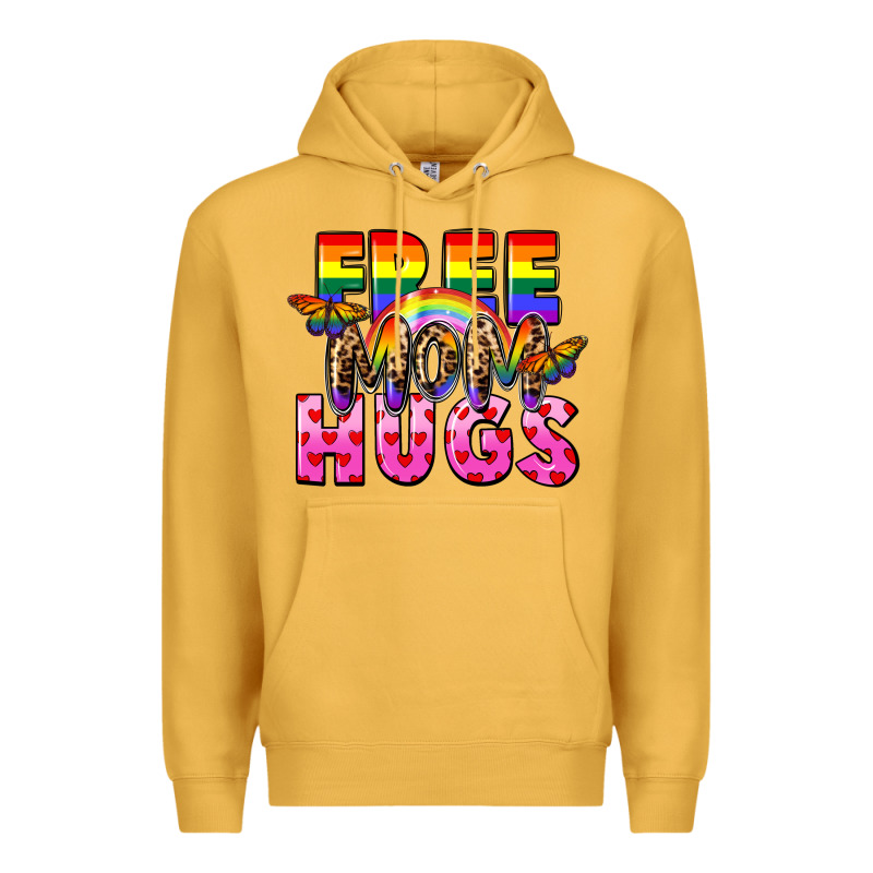 Free Mom Hugs Premium Hoodie by FaDigitalArtStudio | Teevron