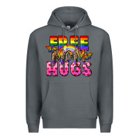 Rock Free Mom hugs Premium Hoodie - FaDigitalArtStudio