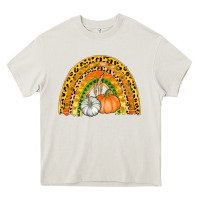 Cream fall rainbow Heavy Core Tee - AdoDesignShop