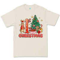 Bone red christmas bunny 1st christmas Premium Tee - MaliasSmallBusiness