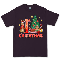 Plum red christmas bunny 1st christmas Premium Tee - MaliasSmallBusiness