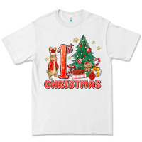 White red christmas bunny 1st christmas Premium Tee - MaliasSmallBusiness