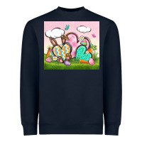 Navy easter Heavyweight Sweatshirt - CowGirlArtShop