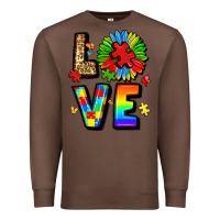 Chestnut autism love Premium Sweatshirt - LillyAllenDesigns