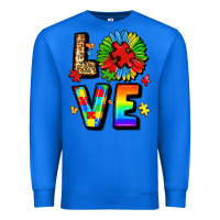 True Royal autism love Premium Sweatshirt - LillyAllenDesigns