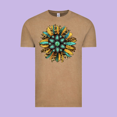 Gemstone Sunflower Vintage Tee Designed By Bettercallsaul