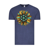 Vintage Denim Gemstone Sunflower Vintage Tee - Bettercallsaul