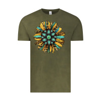 Vintage Olive Gemstone Sunflower Vintage Tee - Bettercallsaul