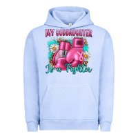 Pigment Grape Ice Breast Cancer my Goddaughter is a fighter Urban Hoodie - Artiststas