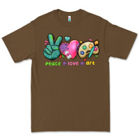 Cacao peace love art Premium Tee - NancyCooperArtShop