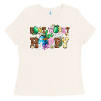 Bone Don't worry be hoppy Ladies Tee - NancyCooperArtShop