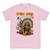 Bubblegum Pink every child matters child and wolf Classic Tee - BarkalooDesign