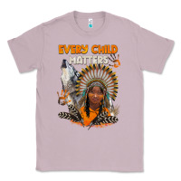 Lilac every child matters child and wolf Classic Tee - BarkalooDesign