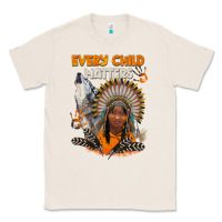 Natural every child matters child and wolf Classic Tee - BarkalooDesign