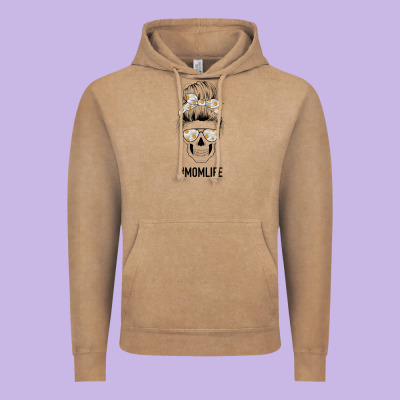 Daisy Mom Skull Vintage Hoodie Designed By Bettercallsaul