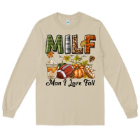Mushroom Milf Man I Love Fall Long Sleeve Tee - texasbilliewilder