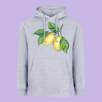 Lemons Heavyweight Hoodie Designed By Bundleandbundleshop