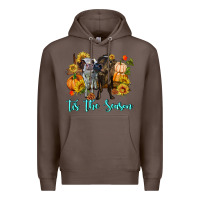 Coffee Tis The Season Cows Premium Hoodie - RanaPortraitStore