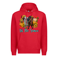 Red Tis The Season Cows Premium Hoodie - RanaPortraitStore