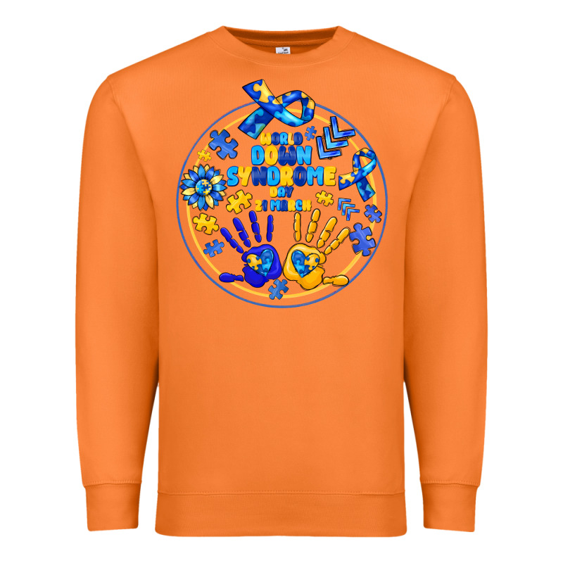 World Down Syndrome Day Premium Sweatshirt by CowhideDigitalArt | Teevron