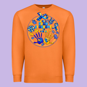 World Down Syndrome Day Premium Sweatshirt Designed By Cowhidedigitalart