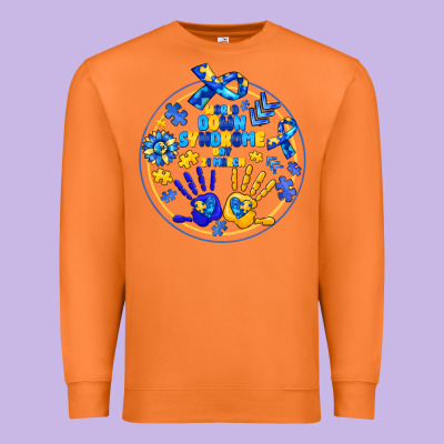World Down Syndrome Day Premium Sweatshirt Designed By Cowhidedigitalart