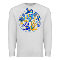 Dove Grey World Down Syndrome Day Premium Sweatshirt - CowhideDigitalArt