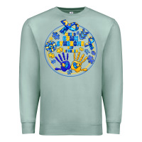 Seafoam World Down Syndrome Day Premium Sweatshirt - CowhideDigitalArt