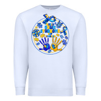 White World Down Syndrome Day Premium Sweatshirt - CowhideDigitalArt